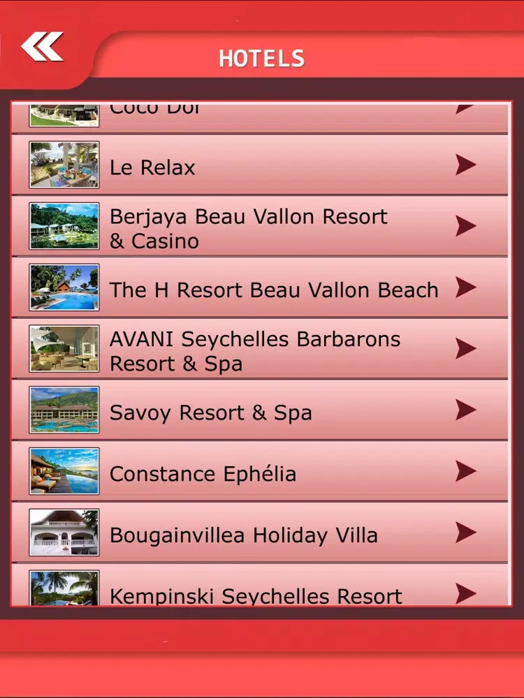 Screenshot di Seychelles Island TourismGuide iPad 