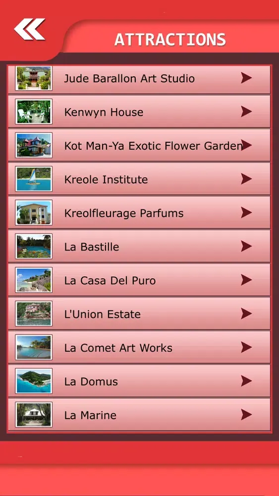 Screenshot di Seychelles Island TourismGuide