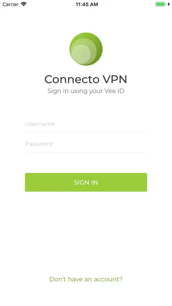 Zrzuty ekranu Connecto VPN