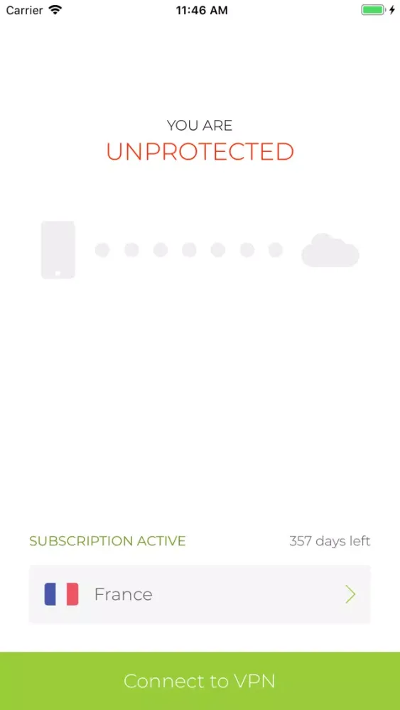 Zrzuty ekranu Connecto VPN