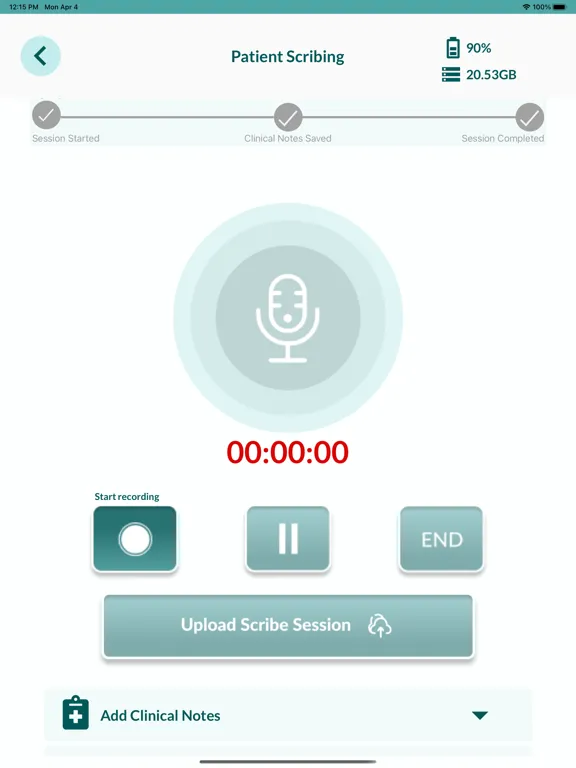 Virtual Scribe Services iPad  स्क्रीनशॉट