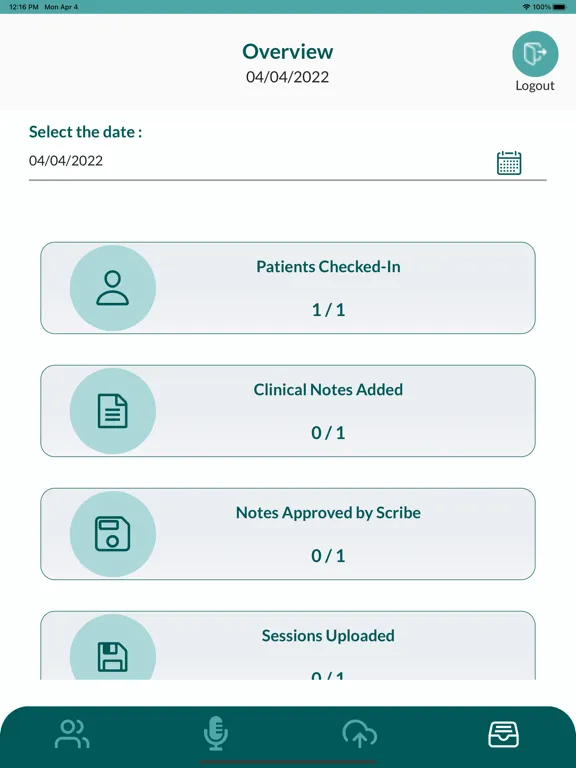Virtual Scribe Services iPad  स्क्रीनशॉट