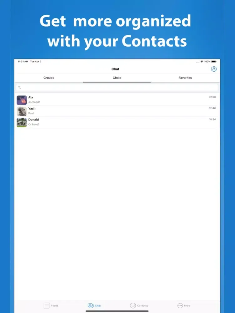 Buzzapp - Connecting people iPad  スクリーンショット