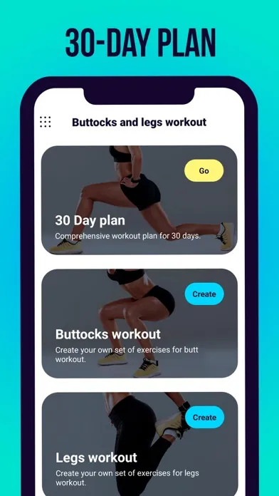 Capturas de pantalla de Butt And Legs Workout Fitness