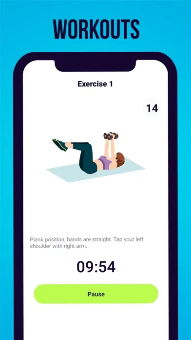 Upper Body Workout at Home スクリーンショット