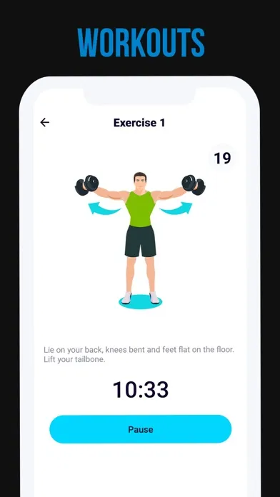 Workout For Men at Home Coach Ekran Görüntüleri