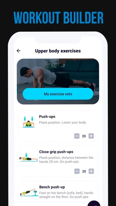 Workout For Men at Home Coach Ekran Görüntüleri