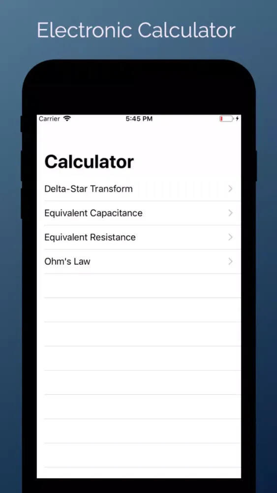 ภาพหน้าจอของ Electronic Toolbox
