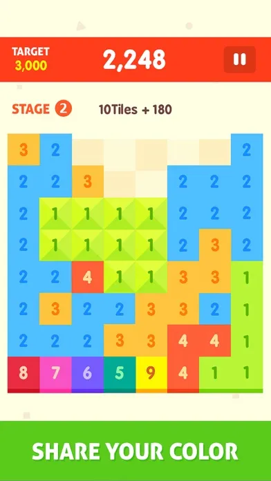 Screenshot di Just Clear All - popping numbers puzzle game