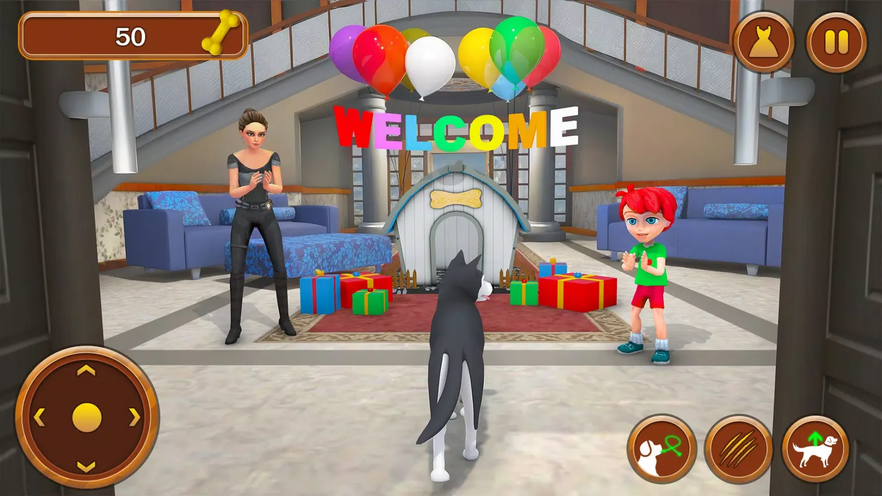 Dog Simulator Pet Dog Games 3D Screenshots