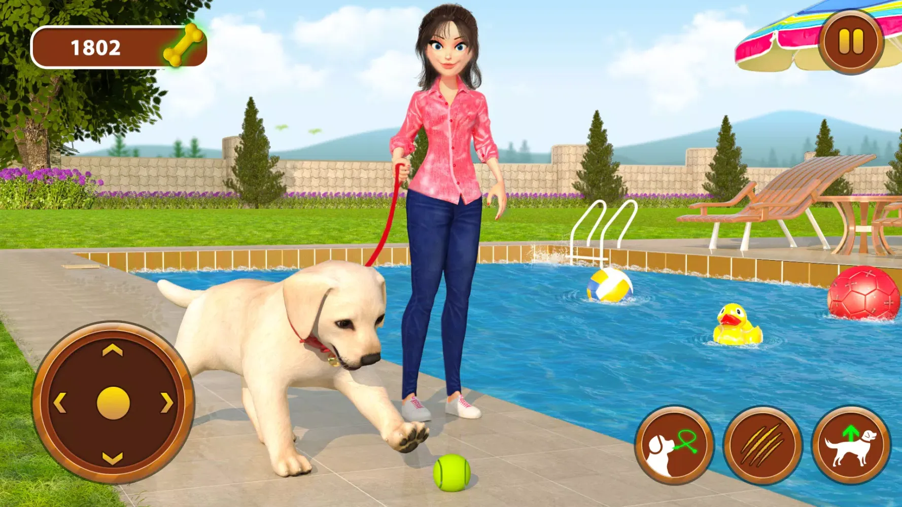 Dog Simulator Pet Dog Games 3D Screenshots