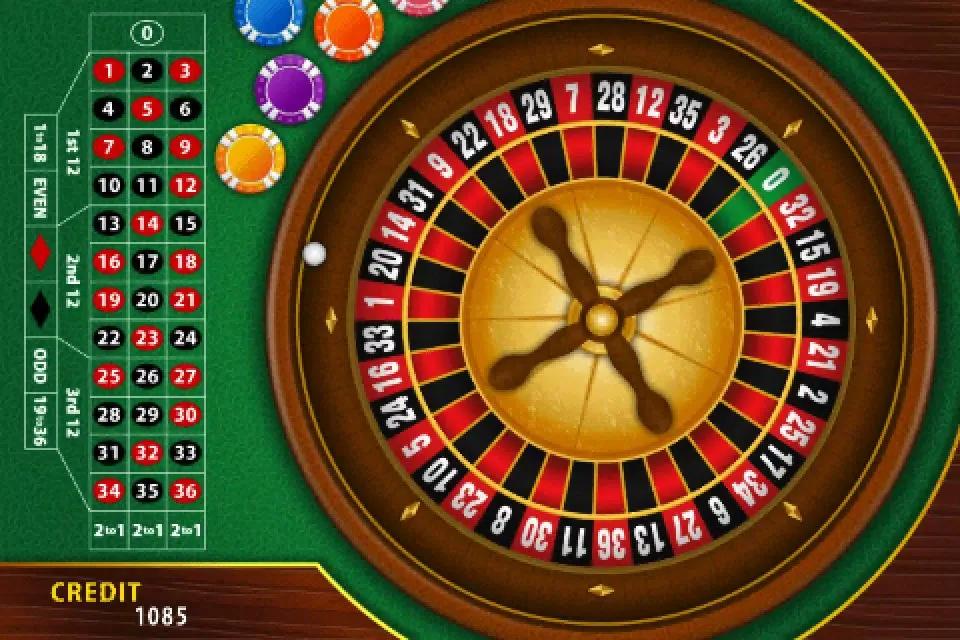 Tangkapan skrin THE ROULETTE