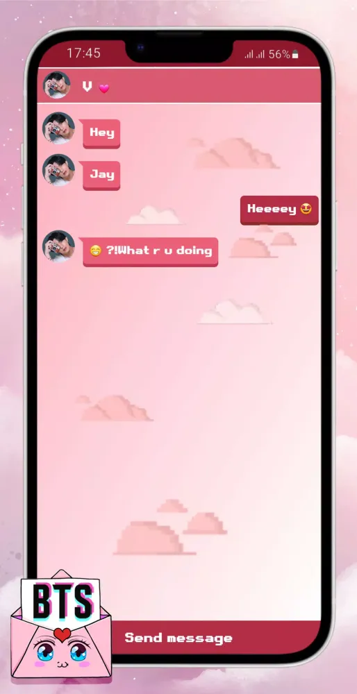 BTS Messenger : Chat Simulator應用截圖