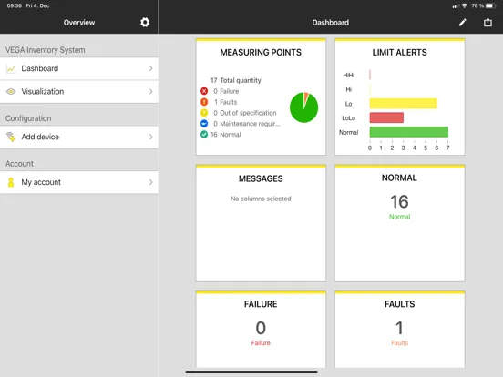 Скриншоты VEGA Inventory System iPad 