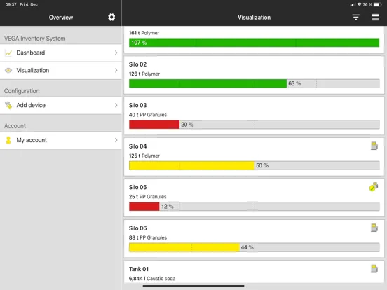 Скриншоты VEGA Inventory System iPad 