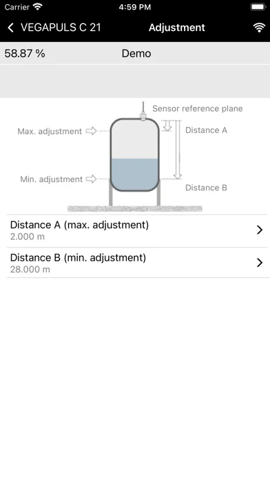 Capturas de tela do Wireless Device Configurator