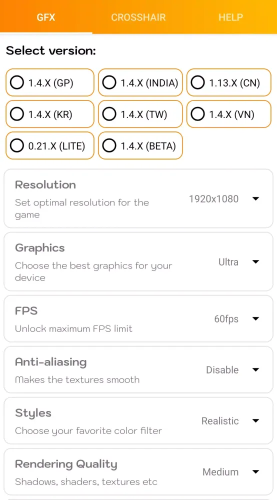 GFX Tools Pro Screenshots