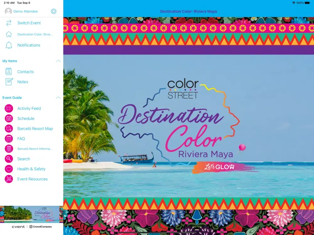 Capturas de tela do Destination Color Riviera Maya iPad 