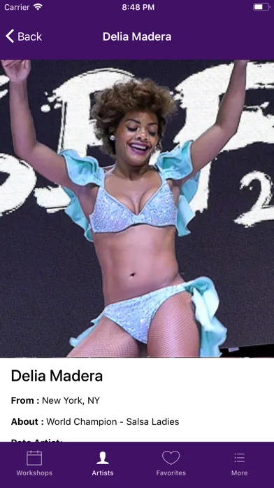 Capturas de tela do Las Vegas Salsa Congress
