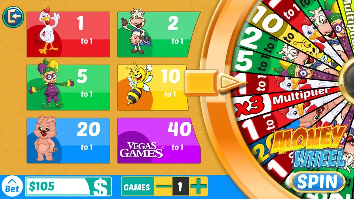 Tangkapan skrin Vegas Games Singleplayer