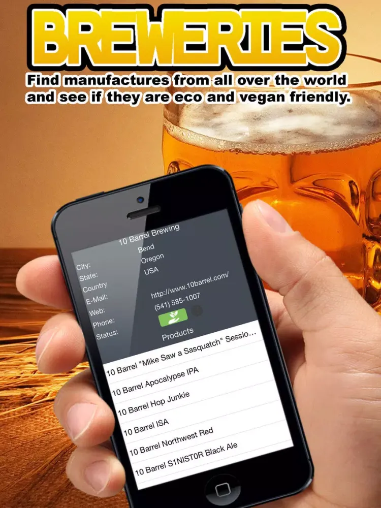 Breweries iPad  Ekran Görüntüleri