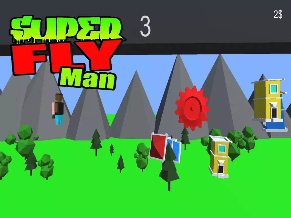 Tangkapan skrin Super flyman iPad 