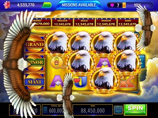 Tangkapan skrin Thunder of Pyramid Slots iPad 