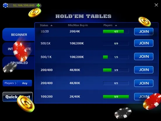 Spark Poker: Live Texas Holdem iPad  Screenshots
