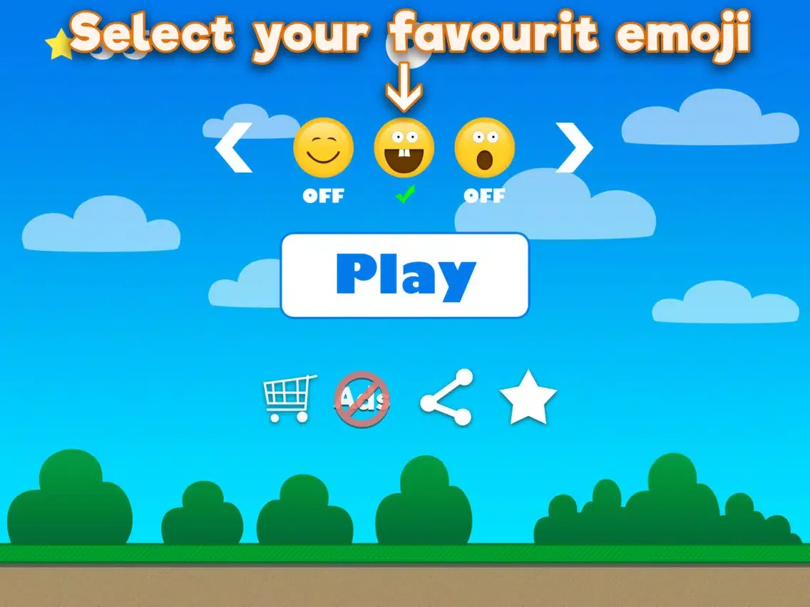 Flapmoji - Jumpy emoji twins iPad 應用截圖