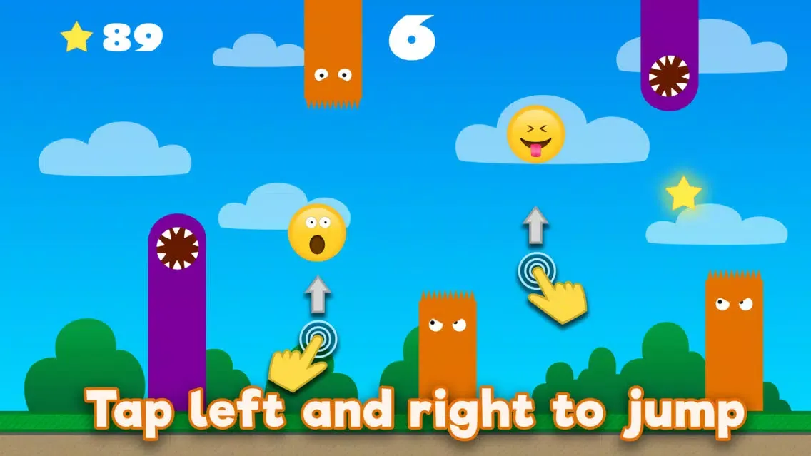 Flapmoji - Jumpy emoji twins應用截圖