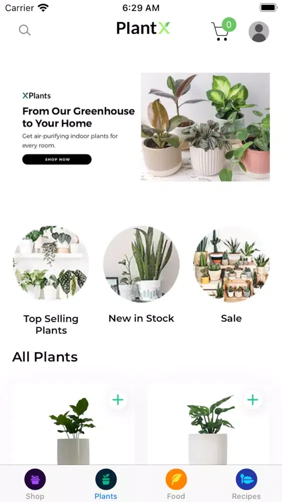 PlantX Shop应用截图