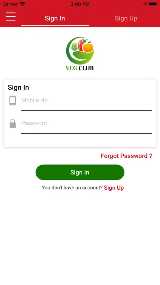 VegClub Screenshots