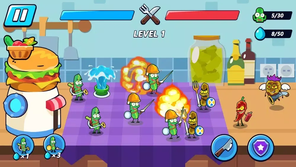 Скриншоты Vegetable War™