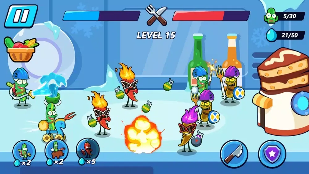 Скриншоты Vegetable War™