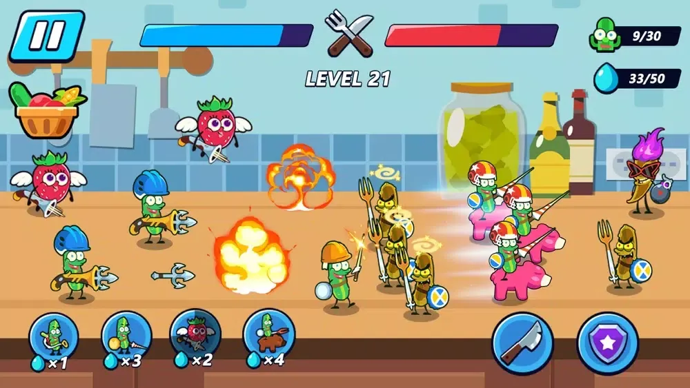 Скриншоты Vegetable War™