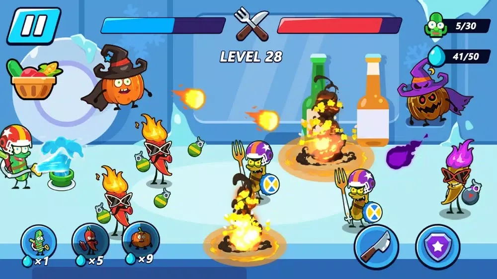 Скриншоты Vegetable War™