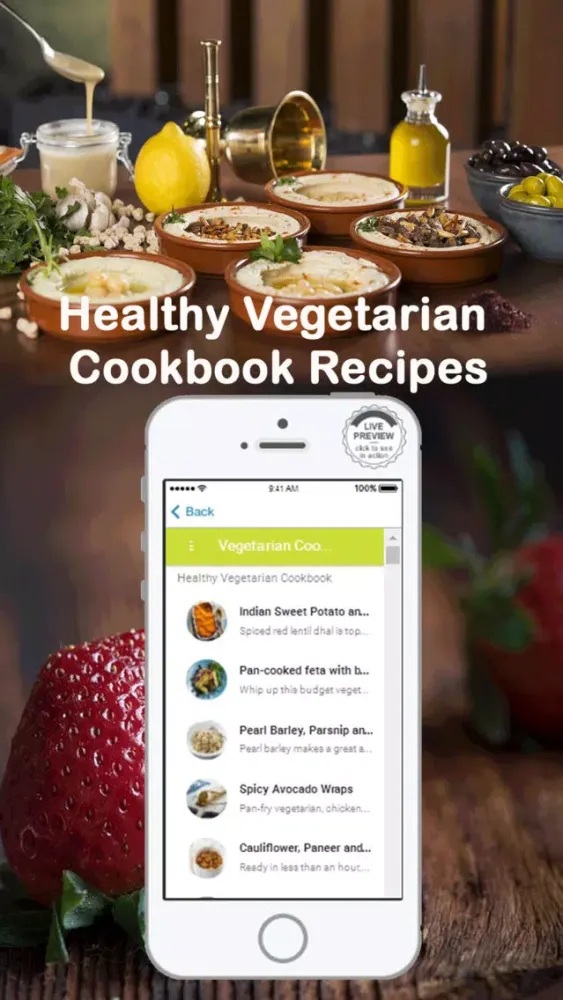 Скриншоты Healthy Vegetarian Cookbook Recipes