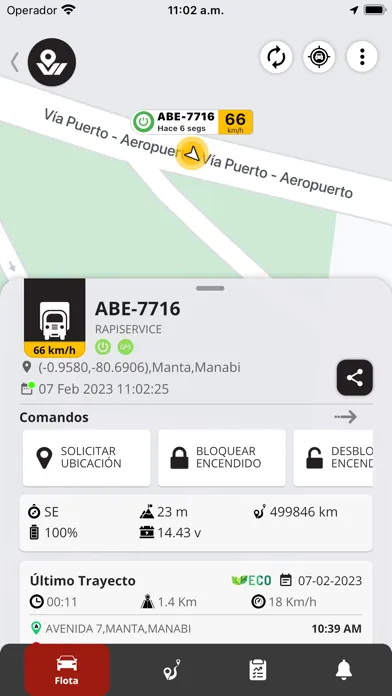 Capturas de tela do Vehicentro GPS