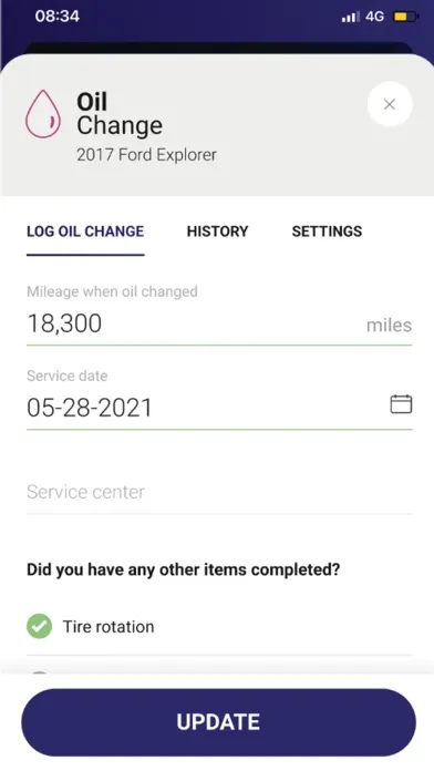 Oilapp: Track vehicle service स्क्रीनशॉट