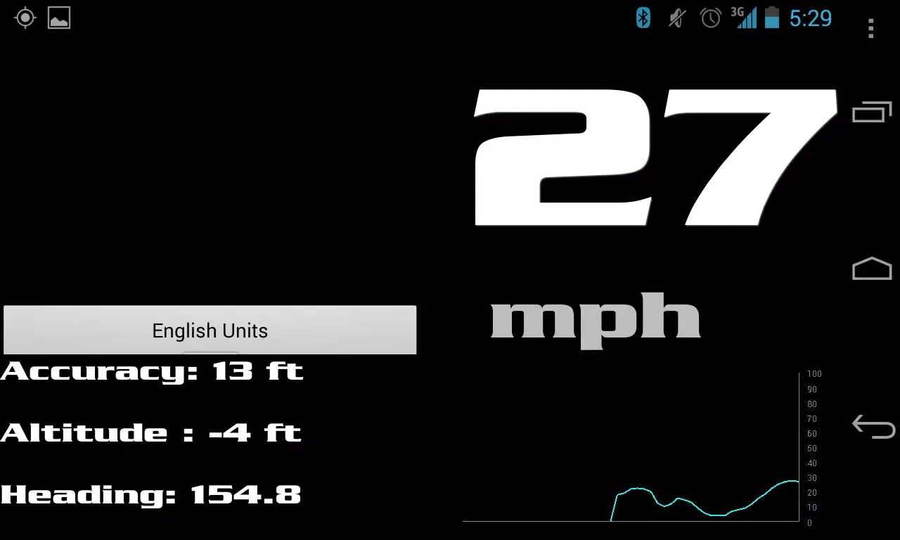 Tangkapan layar Basic GPS Speed-O
