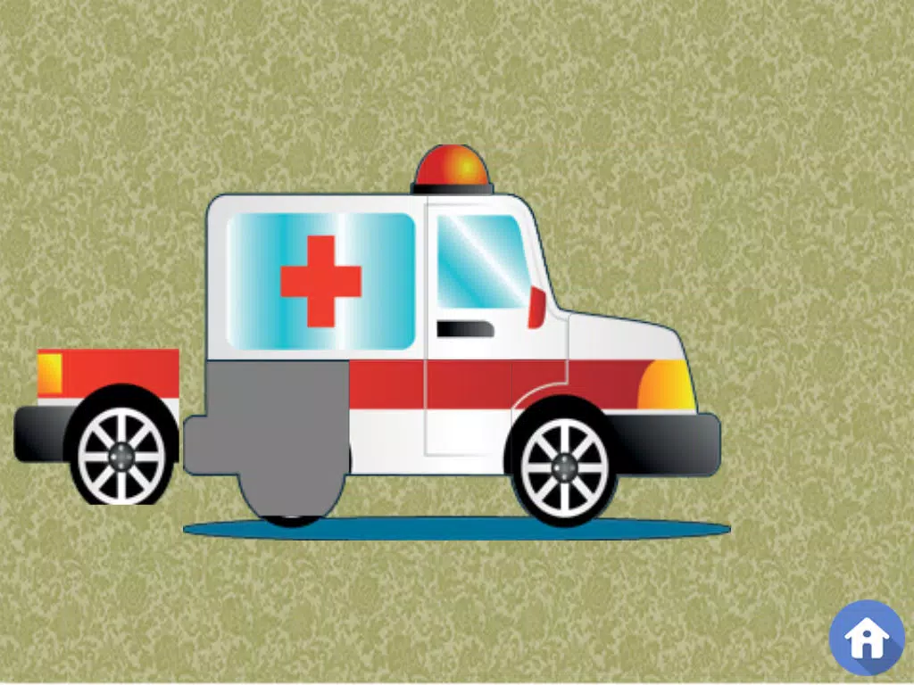 Vehicles Puzzles for Kids iPad 应用截图