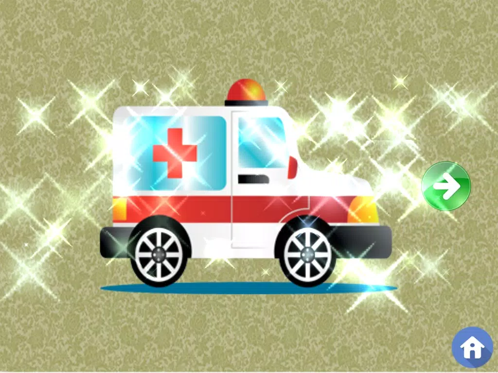 Vehicles Puzzles for Kids iPad 应用截图