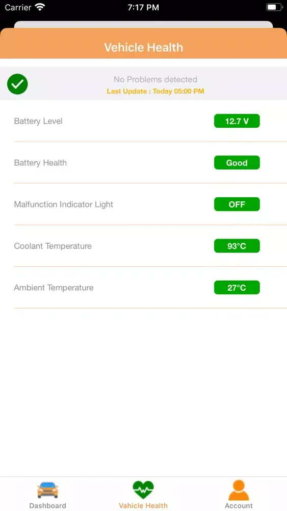 Vehimeter Screenshots