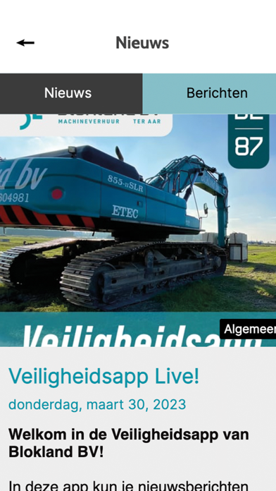 Veiligheidsapp Blokland BV スクリーンショット