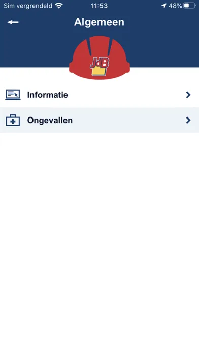 ภาพหน้าจอของ Veiligheidsapp JdB