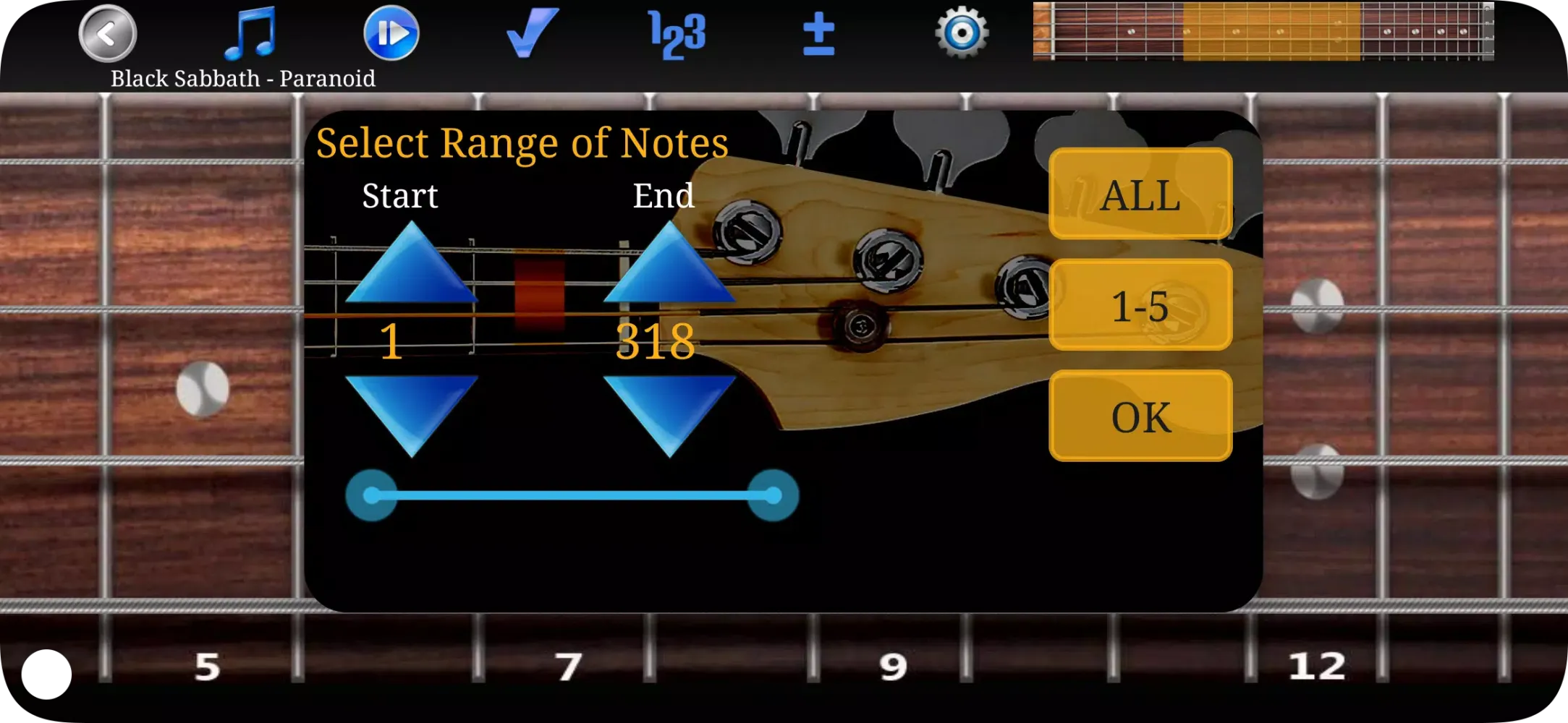 Скриншоты Bass Guitar Tutor