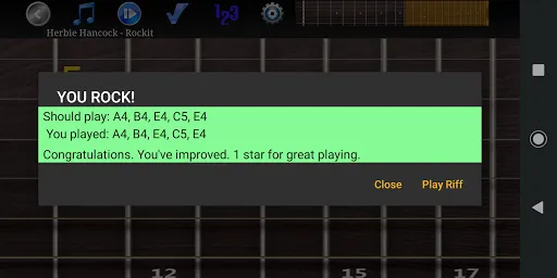 Capturas de pantalla de Guitar Riff Pro