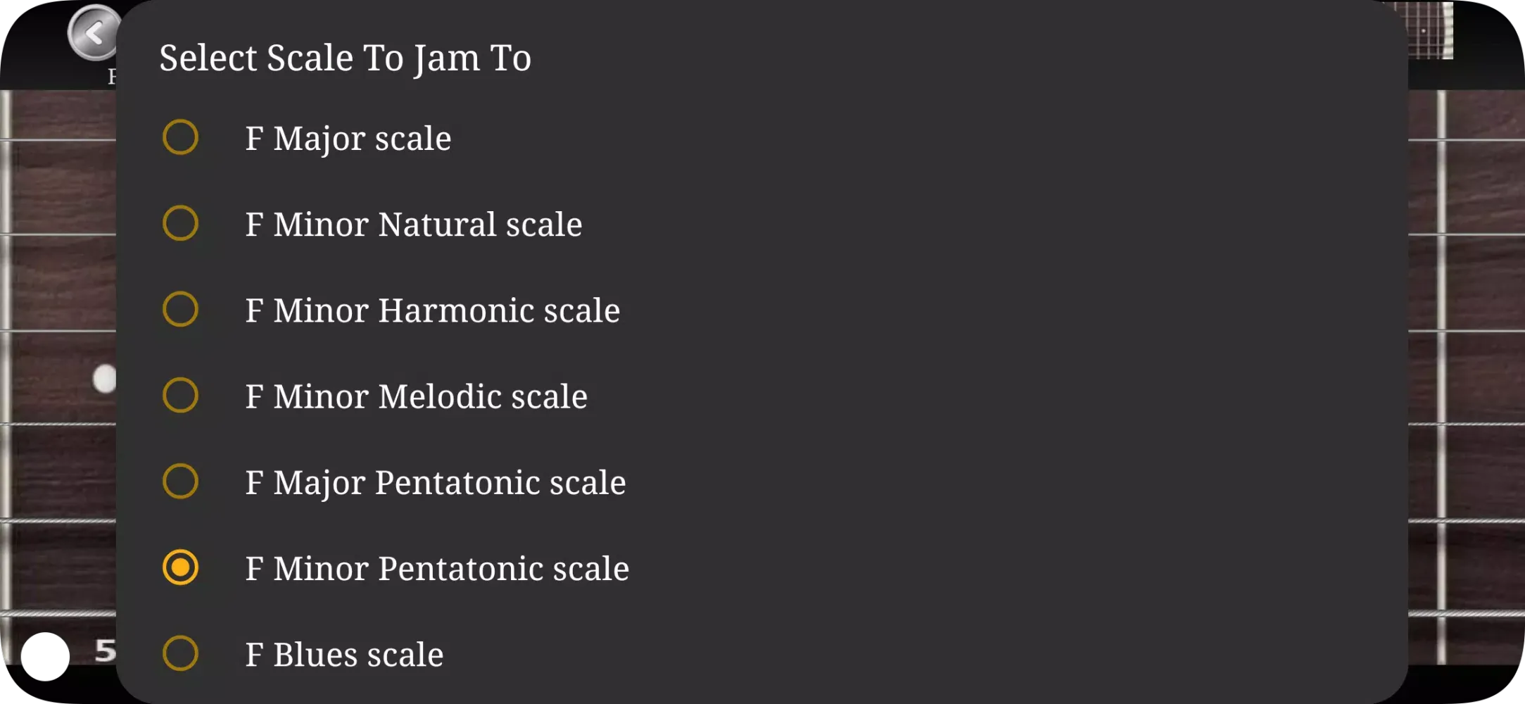 Guitar Scales & Chords स्क्रीनशॉट