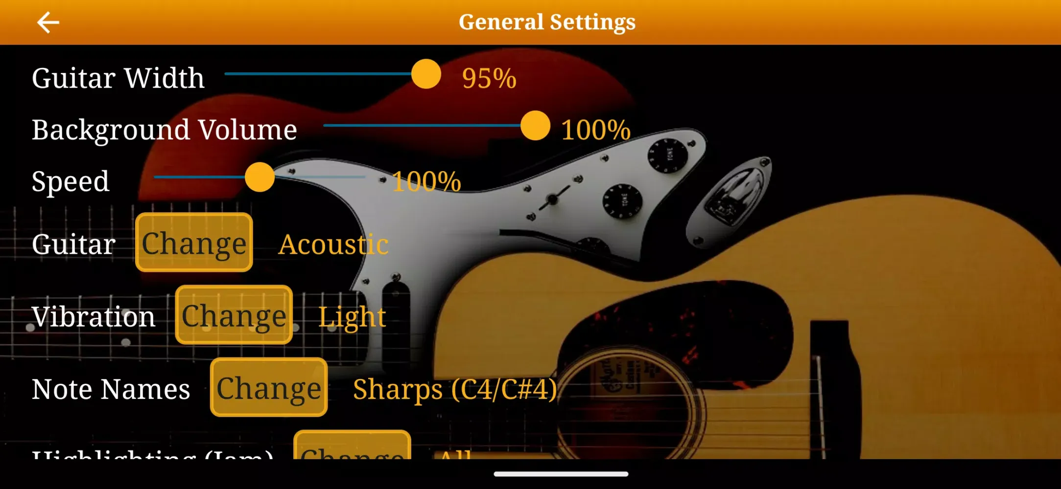 Guitar Scales & Chords स्क्रीनशॉट