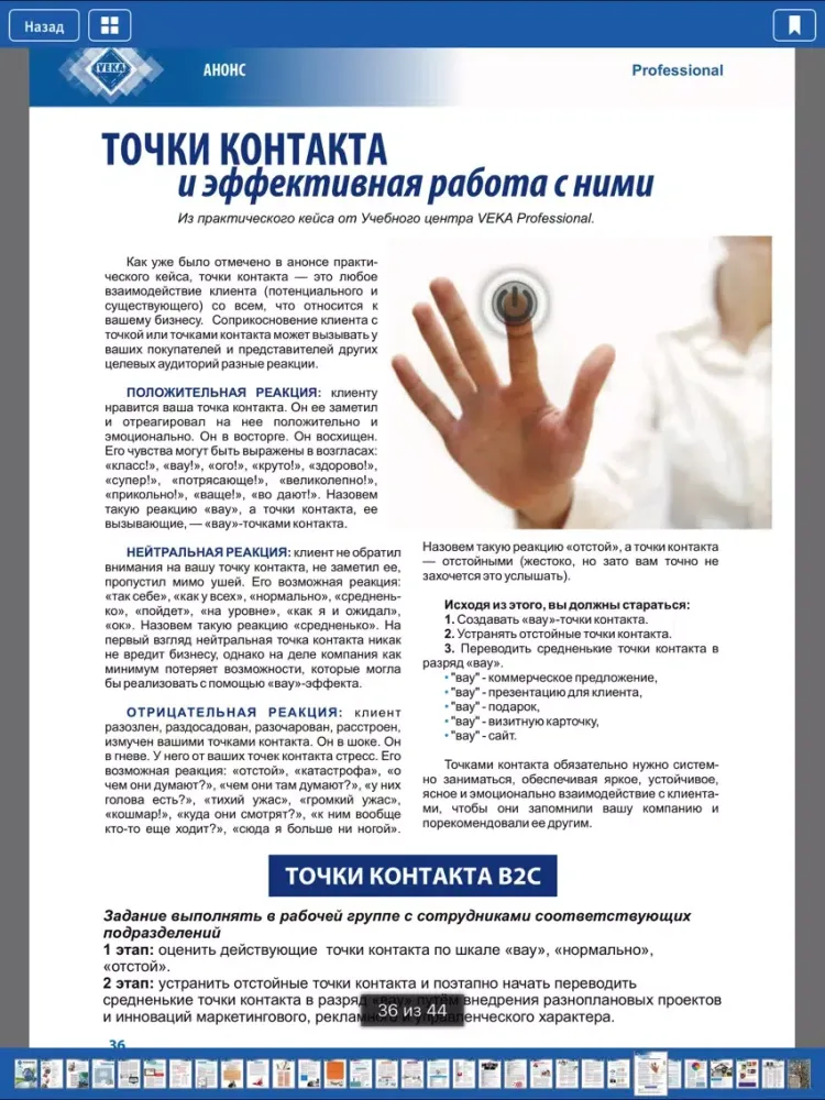Журнал VEKA Professional iPad 应用截图